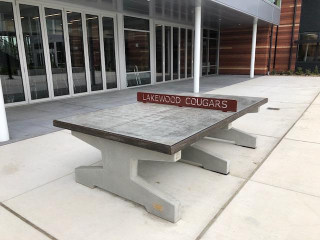 Concrete Ping Pong Table