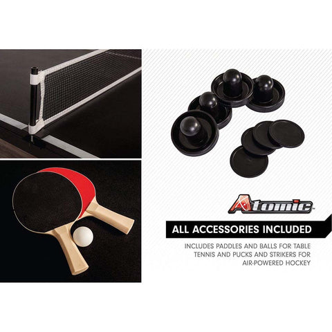 Image of Atomic 84" Hampton 3-in-1 Air Hockey/Dining/Ping Pong Table