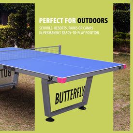 Butterfly Park Outdoor Ping Pong Table