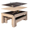 Atomic Hampton 3-In-1 Combo Game Table w/ Billiards + Ping Pong + Dining