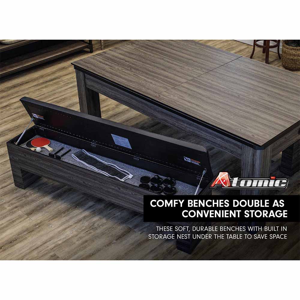 Atomic 84" Hampton 3-in-1 Air Hockey/Dining/Ping Pong Table