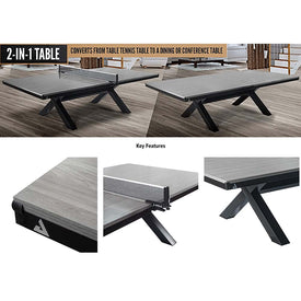 Joola Brighton X-Leg 2-in-1 Ping Pong Table